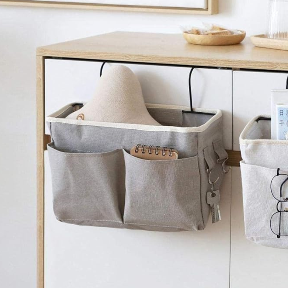 Hanging Organizer Multi-Pocket & Side Hooks
