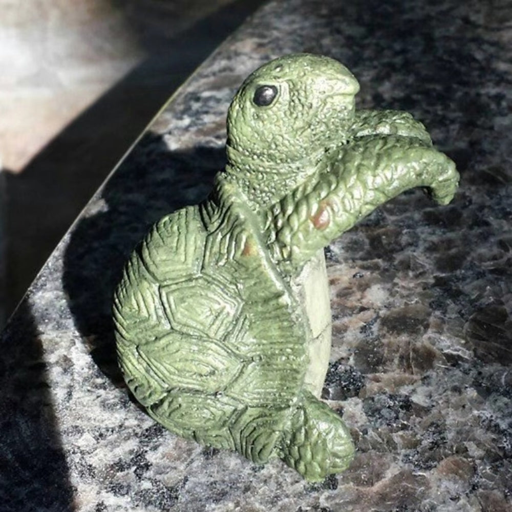 Hanging Pot Ornament Turtle Weather-Resistant Resin Indoor & Outdoor
