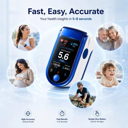 Health Monitor Noninvasive Digital Display Past Readings