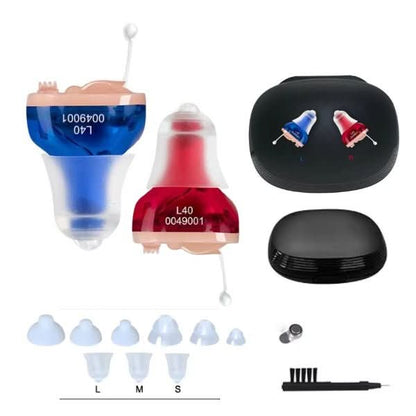 Hearing Aids Discreet In-Ear Rechargeable Up to 3 Days