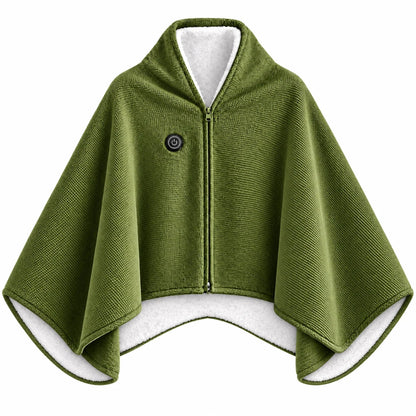 Heated Blanket Shawl USB-Powered Oversized Back & Shoulder Warmth