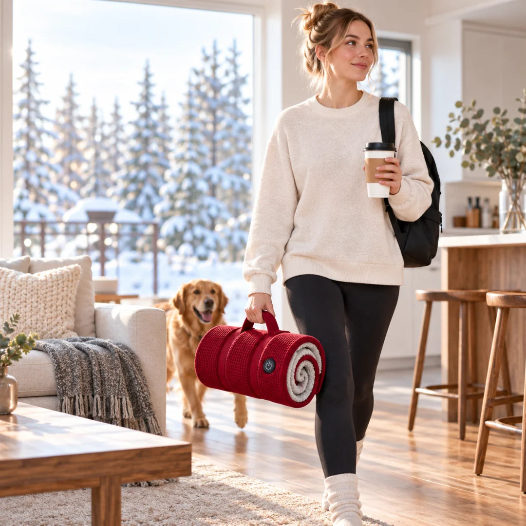 Heated Blanket Wearable Hands-Free Active Heating