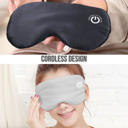 Heated Eye Mask Wireless USB Rechargeable Three Heat Settings