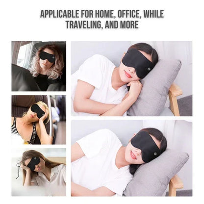 Heated Eye Mask Wireless USB Rechargeable Three Heat Settings