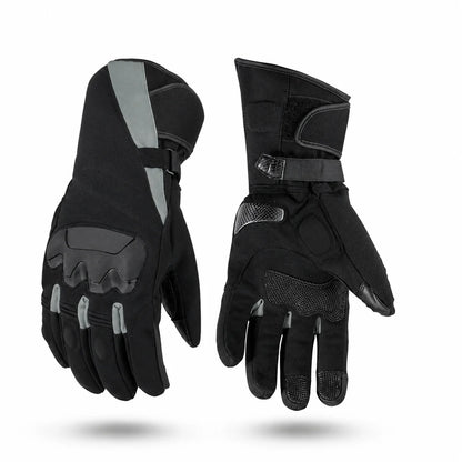 Heated Gloves Battery-Powered Insulated Lining & Faux Leather Palm