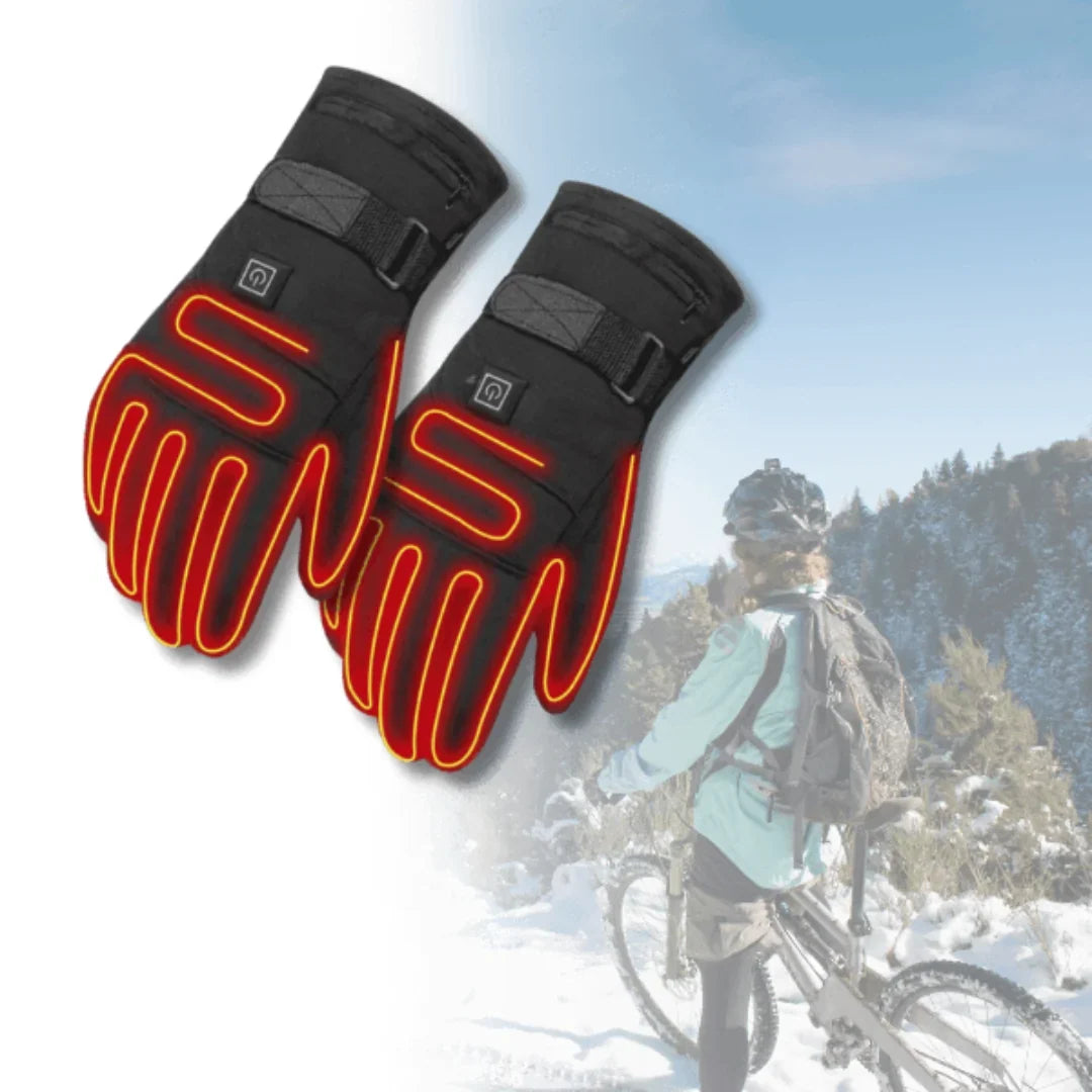 Heated Gloves Rechargeable Waterproof Wind-Resistant Touchscreen-Compatible
