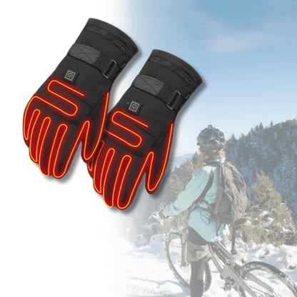 Heated Gloves Rechargeable Waterproof Wind-Resistant Touchscreen-Compatible