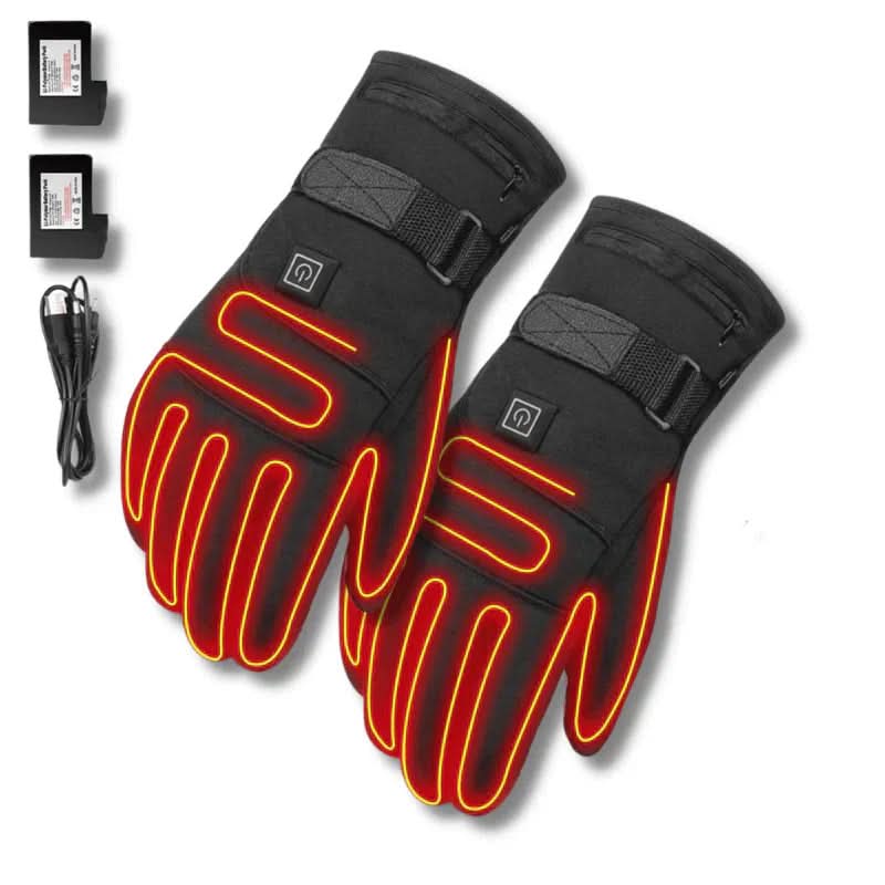 Heated Gloves Rechargeable Waterproof Wind-Resistant Touchscreen-Compatible