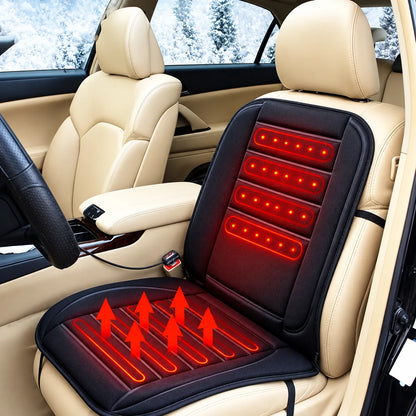 Heated Seat Cushion Quick-Heating Full-Seat Coverage Non-Slip & Breathable