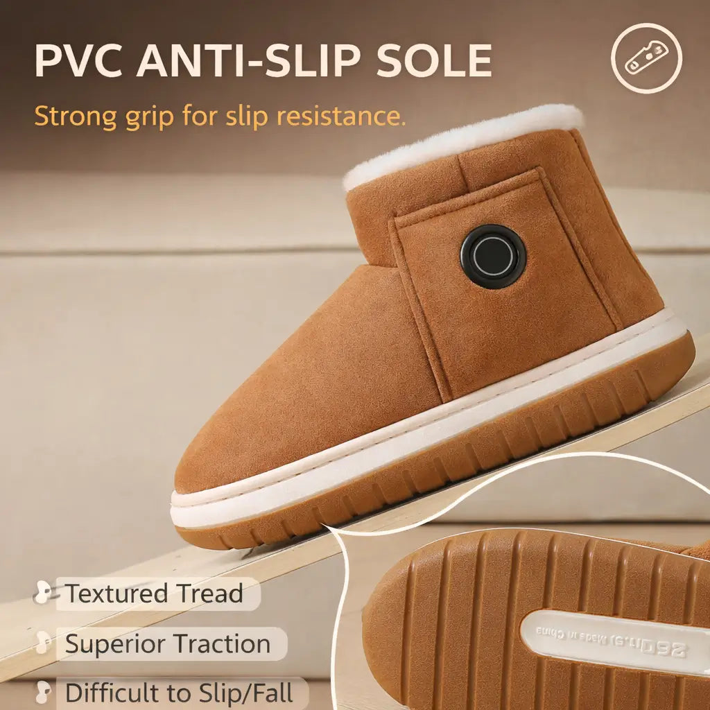 Heated Slippers Three-Level Heating Insulated Anti-Slip Tread