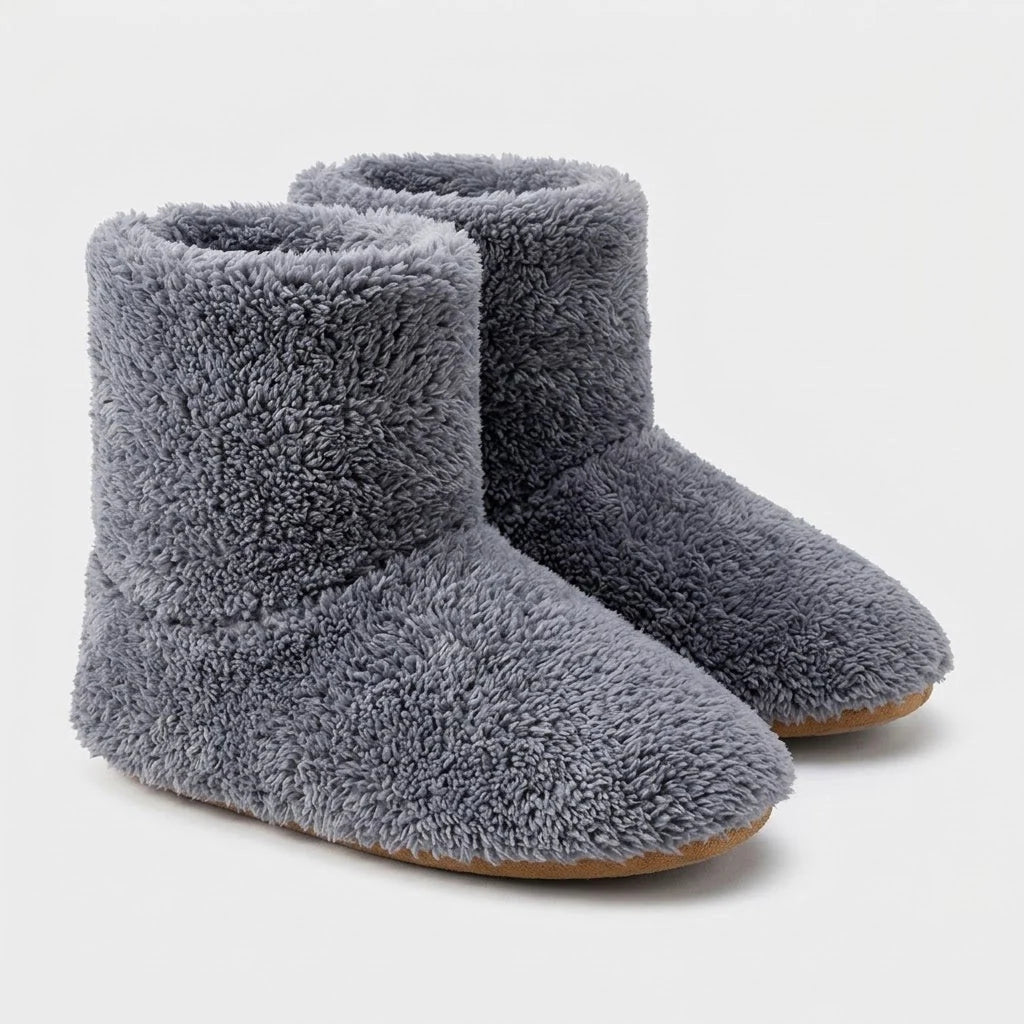 Heated Slippers USB-Powered Ankle-High Washable