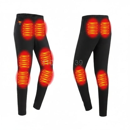 Heated Thermal Underwear Set USB Rechargeable Three Heat Settings