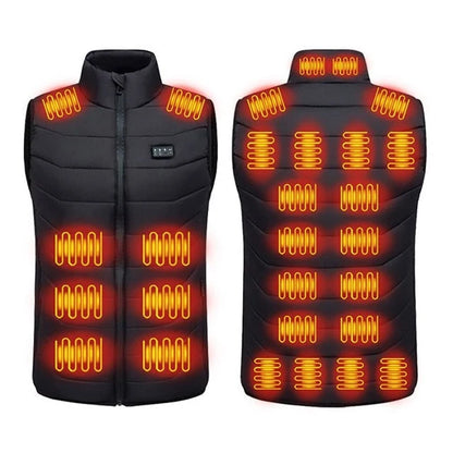 Heated Vest USB Rechargeable Multi-Zone Heating