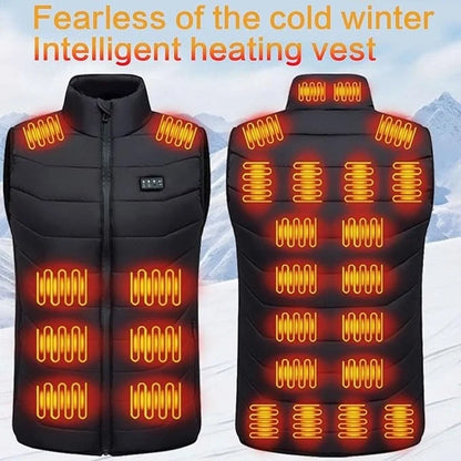 Heated Vest USB Rechargeable Multi-Zone Heating