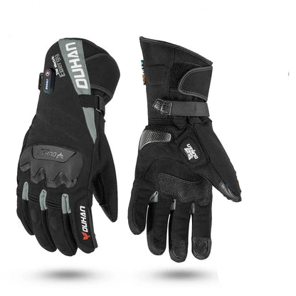 Heated Winter Gloves Weatherproof Windproof Ergonomic Grip