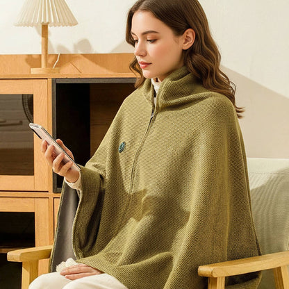 Heated Wrap Blanket USB-C Powered Zippered 8 Heating Zones