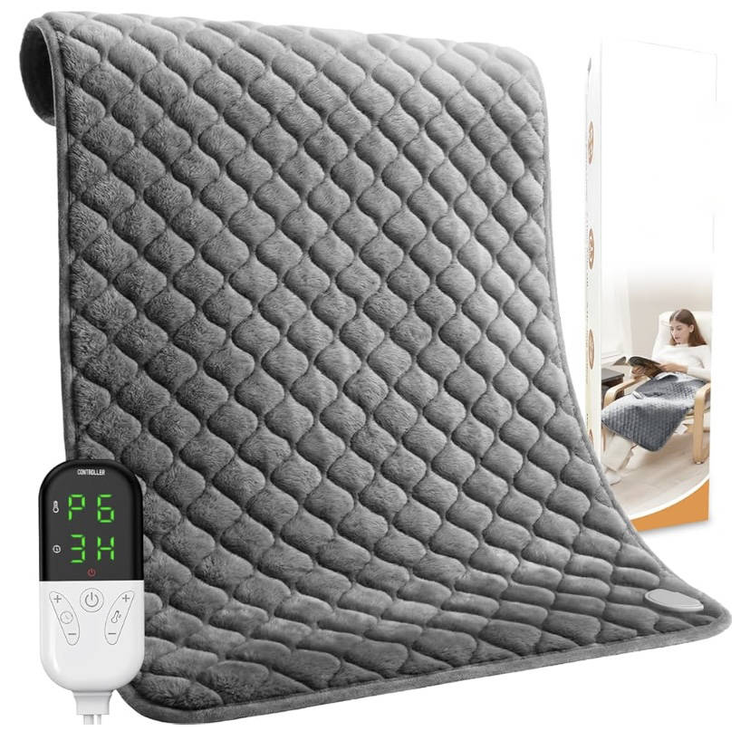 Heating Pad Extra Large Six Heat Settings Auto Shutoff
