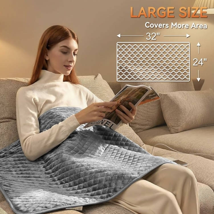 Heating Pad Extra Large Six Heat Settings Auto Shutoff
