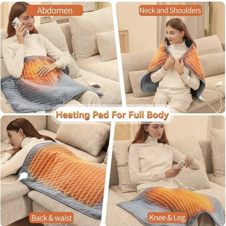 Heating Pad Extra Large Six Heat Settings Auto Shutoff