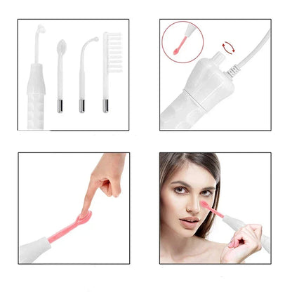 High Frequency Facial Wand Glass Electrode Face & Scalp Care