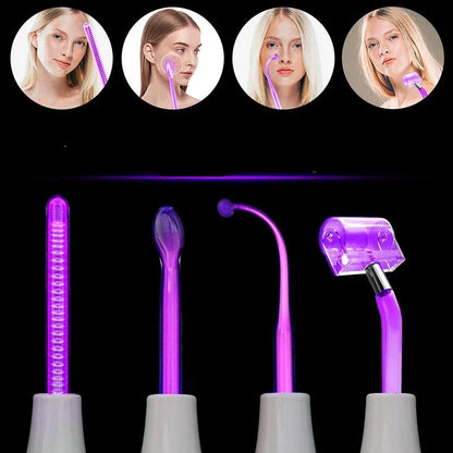 High Frequency Facial Wand Glass Electrode Face & Scalp Care
