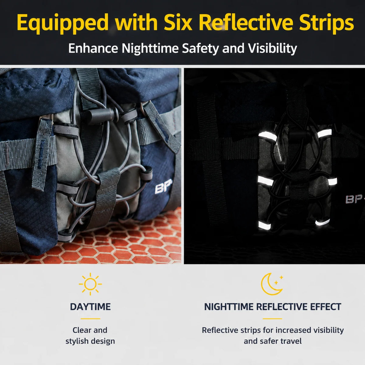 Hiking Waist Pack Water-Resistant Dual Bottle Holders Multiple Pockets