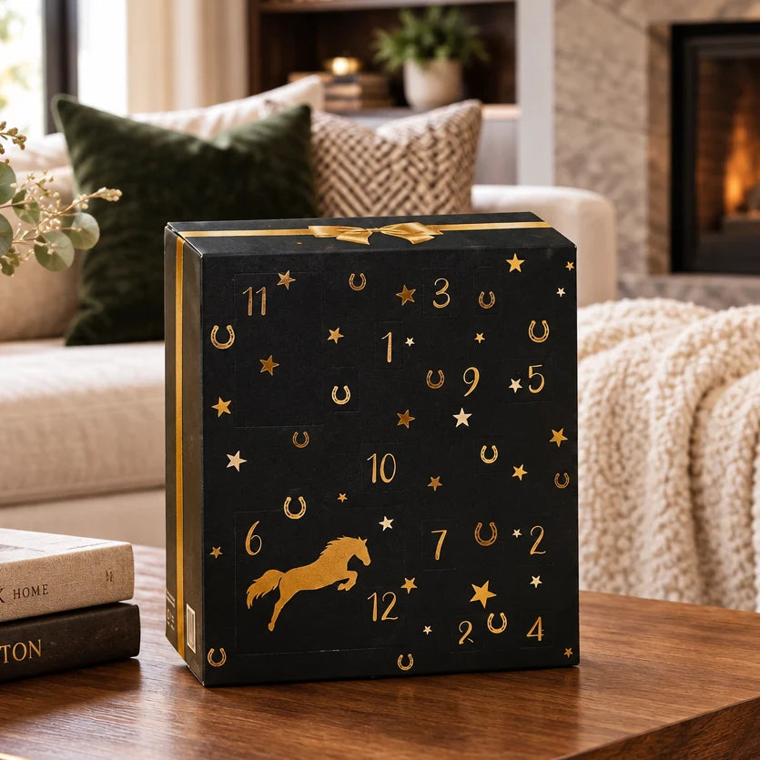Horse Advent Calendar 24-Day Equestrian Grooming & Stable Gifts