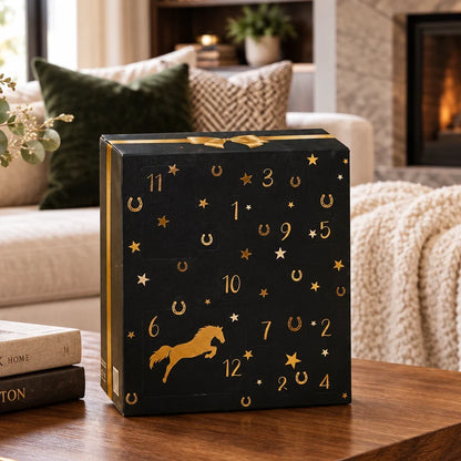 Horse Advent Calendar 24-Day Equestrian Grooming & Stable Gifts