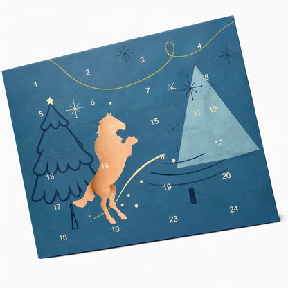 Horse Advent Calendar 24-Day Equestrian Grooming & Stable Gifts