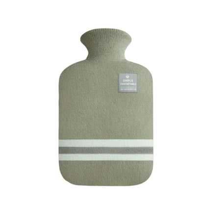 Hot Water Bottle Knitted Cover 1L Capacity Heat Retention Up to 8 Hours