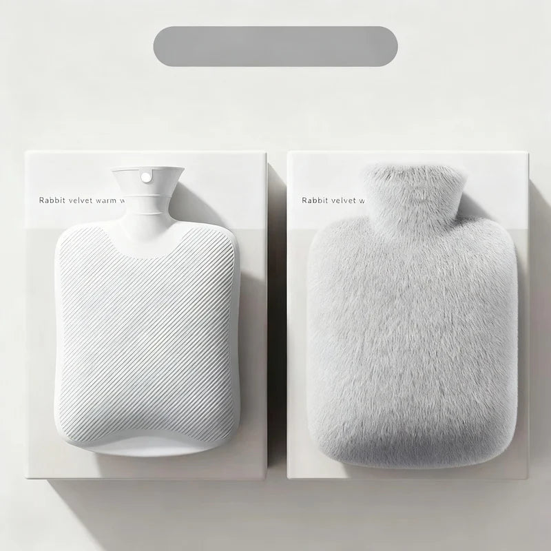 Hot Water Bottle Removable Washable Plush Cover