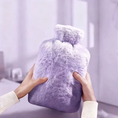 Hot Water Bottle Removable Washable Plush Cover