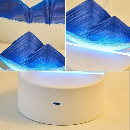 Hourglass Lamp 3D Flowing Sand & Ambient LED