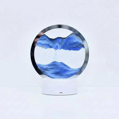 Hourglass Lamp 3D Flowing Sand & Ambient LED