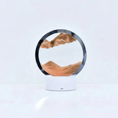 Hourglass Lamp 3D Flowing Sand & Ambient LED