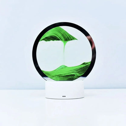 Hourglass Lamp 3D Flowing Sand & Ambient LED