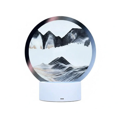 Hourglass Lamp 3D Flowing Sand & Ambient LED