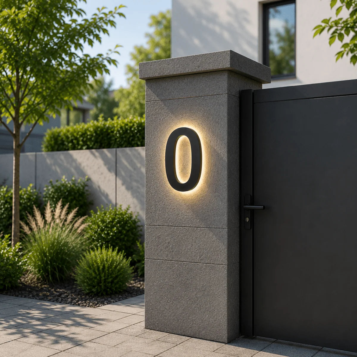 House Number Sign Customizable LED IP68 Waterproof