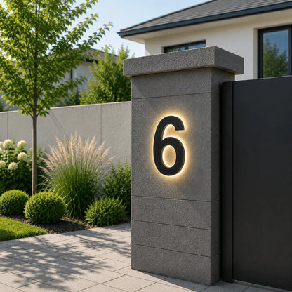 House Number Sign Customizable LED IP68 Waterproof