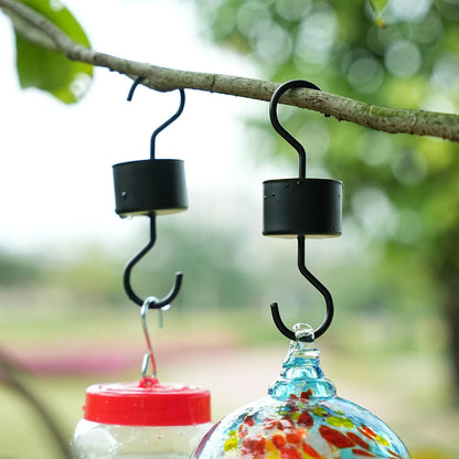 Hummingbird Feeder Ant Moat Rust-Resistant Metal Set of 2