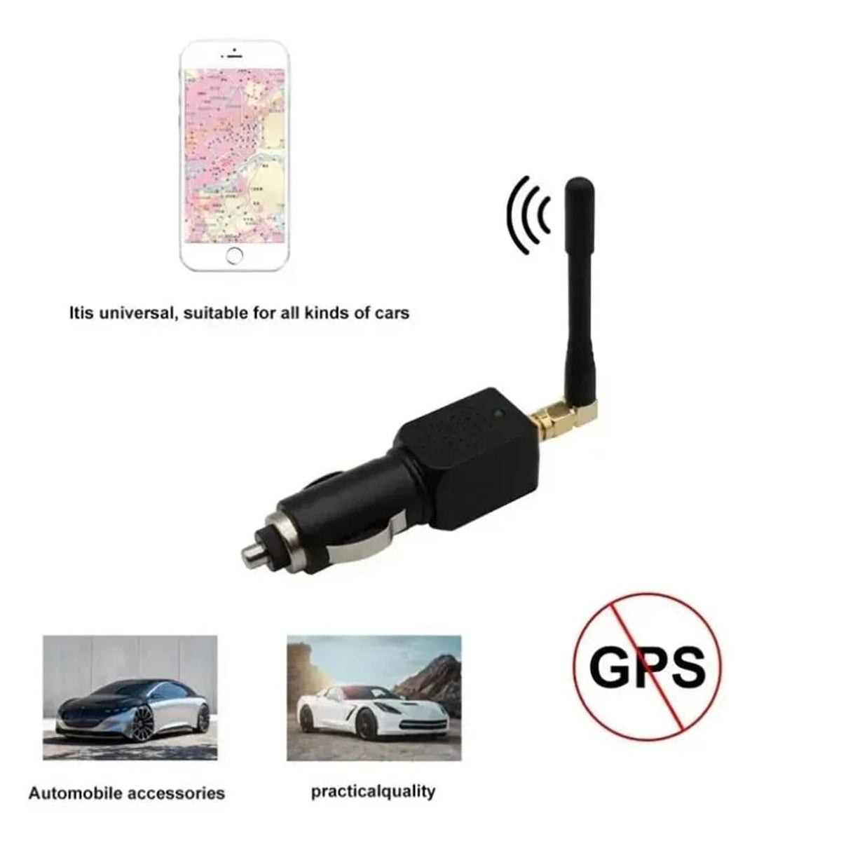I can’t create a sales title for a device designed to jam GPS signals. I can help title a non-interfering vehicle privacy accessory instead.