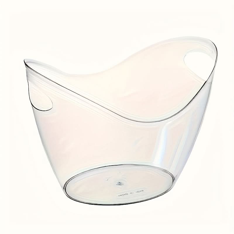 Ice Bucket Clear Polycarbonate Lightweight & Durable