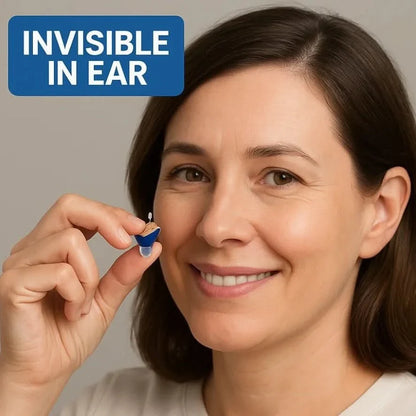 In-Ear Sound Amplifier Rechargeable 3-Day Battery Discreet Design