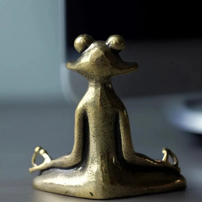 Incense Holder Meditative Lotus Pose Zinc Alloy