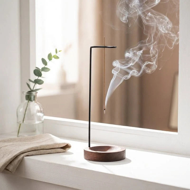 Incense Stick Holder Hanging Wooden Space-Saving
