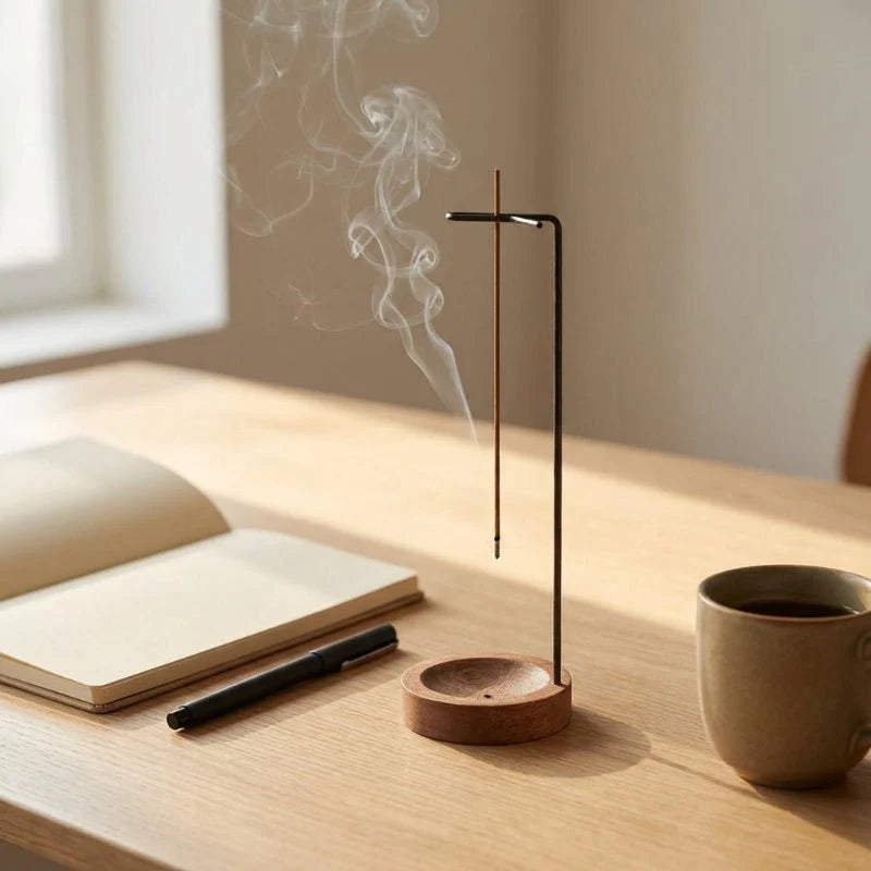 Incense Stick Holder Hanging Wooden Space-Saving
