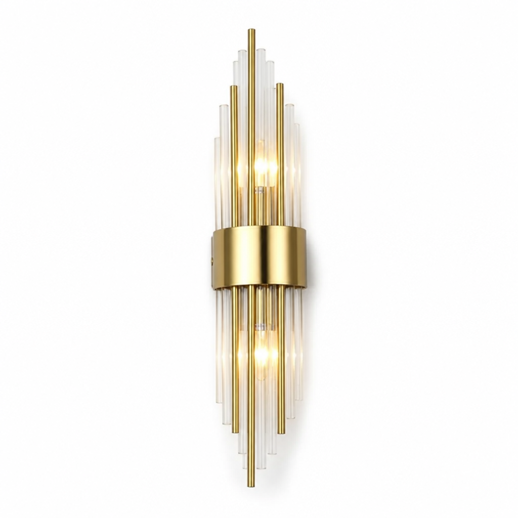 Indoor Wall Light Crystal LED Stainless Steel