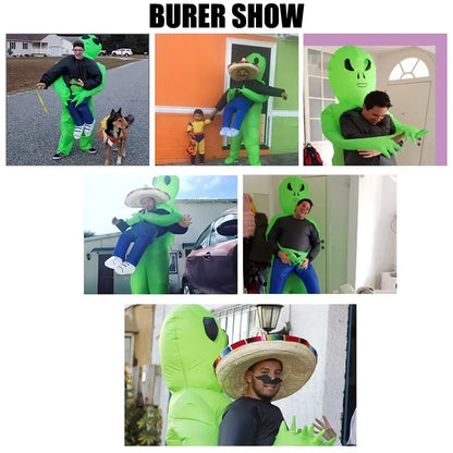 Inflatable Costume Alien Abduction Battery-Powered Fan