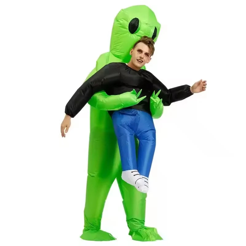 Inflatable Costume Alien Abduction Battery-Powered Fan