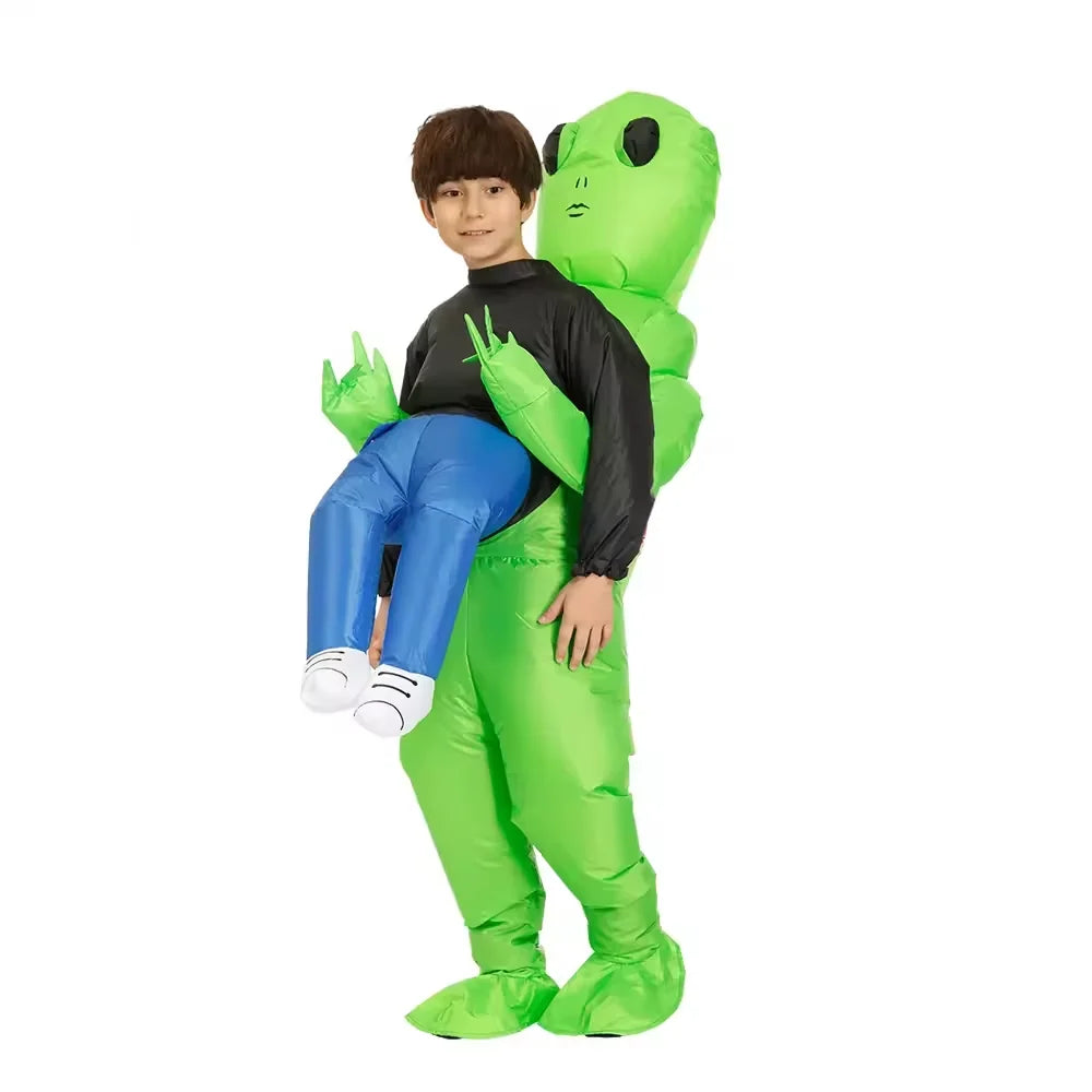 Inflatable Costume Alien Abduction Battery-Powered Fan